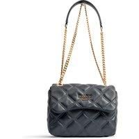 Faux Leather 'Odin' Quilted Shoulder Bag