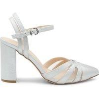'Kimora' Block Heel Pointed Court Shoes