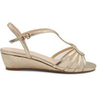 Jenna Glitter Low Heel Wedge Sandals