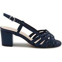 'Nicolette' Wide Fit Block Heel Sandal