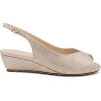 'Janine' Wide Fit Low Heel Wedges