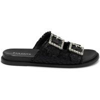Verity Hand Woven Flat Mule Sandals