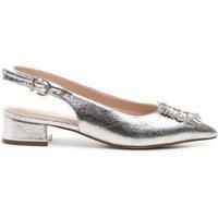 'Fortune' Wide Fit Low Heel Sling Backs