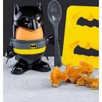 Batman Egg Cup and Toast Cutter Set - Kids Hard Boiled Breakfast Egg Cups