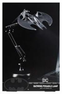Paladone Batwing Posable Light BDP | Flexible Desk Lamp | Ideal for Office & Home | Materials, Black