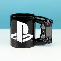 PlayStation 4th Gen Controller Mug Gaming Novelty Ceramic Coffee Drink 550ml