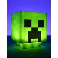 Minecraft 3D Creeper Light Collectable Pixelated Cube Makes Creeper Sound