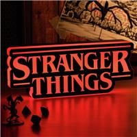 Paladone Stranger Things Shaped Logo Light, 30cm (11.8") Wide Wall or Desk Lamp with USB or Battery Power, Phase & Pulse Modes, Officially Licensed Netflix Merchandise