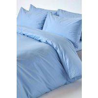 Egyptian Cotton Duvet Cover with Pillowcase Set, 200 TC 400 TC Equivalent