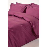 Egyptian Cotton Duvet Cover with Pillowcase Set, 200 TC 400 TC Equivalent