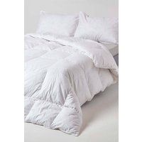 HOMESCAPES King Size Duvet 13.5 Tog, Luxury Ethical Duck Feather & Down Quilt, Anti Allergy 100% Cotton Cover Down-Proof Winter Bed Duvets, Washable, RDS & OEKO-TEX Certified