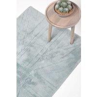 HOMESCAPES 100% Cotton Washable Tufted Rug Union Jack Plain Embossed Mat Silver Grey - 50 x 80 cm Bath Mat or Interior Rug