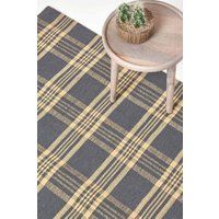 Handwoven 100% Wool Non Slip Rug/Hall Runner Traditional Scottish Tartan Check