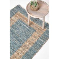 Handwoven Geometric and Checked Pattern Contemporary Style Rugs