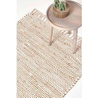 Handwoven Geometric and Checked Pattern Contemporary Style Rugs