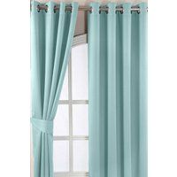 Herringbone Chevron Blackout Thermal Ready Made Curtains Pair Eyelet Style