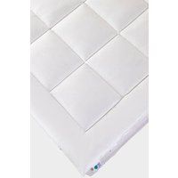 HOMESCAPES Wool Mattress Topper- Single, Deep Fit, Hypoallergenic, Temperature Regulating, Washable, 4cm loft, OEKOTEX certified