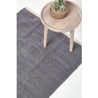 100% Cotton Plain Chenille Rugs Washable Soft Floor Mat with Natural Trim Finish
