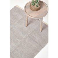 100% Cotton Plain Chenille Rugs Washable Soft Floor Mat with Natural Trim Finish