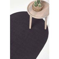 Handmade Braided Oval & Round Rug For Bedroom & Living Room Reversible Small Rug