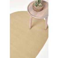 Handmade Braided Oval & Round Rug For Bedroom & Living Room Reversible Small Rug