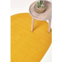 Handmade Braided Oval & Round Rug For Bedroom & Living Room Reversible Small Rug