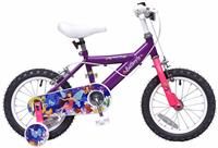 Pedal Pals Butterfly 14 Inch Wheel Size Girls Mountain Bike