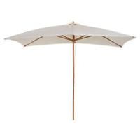 3m x 2m Wood Wooden Garden Parasol Sun Shade Patio Outdoor Umbrella Canopy New