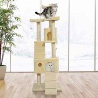 Condo Furniture Scratcher Post Pet Cat Tree Kitten Bed House Play Toy Ladder