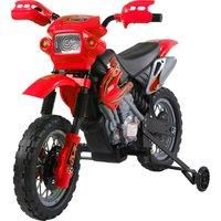 HOMCOM 6V Kids Child Electric Motorbike Ride on Motorcycle Scooter Children Toy Gift (Red)