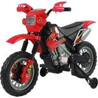 HOMCOM 6V Kids Child Electric Motorbike Ride on Motorcycle Scooter Children Toy Gift (Red)