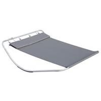 Outsunny Double Hammock Sun Lounger Outdoor Day Bed Patio Grey