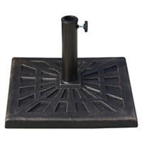 Outsunny Garden Durable Patterned Umbrella Stand Holder Parasol Base Stand 15kg