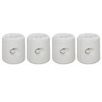 Outsunny Tent Weight Base 4pcs Gazebo Foot Leg Anchor Weights Marquee White