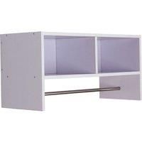 Storage Hat Rack Hanging Coat Organizer Rail Hanger Wall Mounted Home Shelf