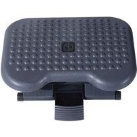Footrest 3 Position Tilting Foot Rest Adjustable Massage Home Office Black