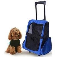 Pawhut Travel Backpack With Trolley