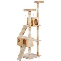 Cat Tree Kitty Activity Play Center Scratching Scratcher House Furniture 170CM