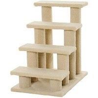 PawHut Pet Stairs 4 Steps Dog Cat Little Older Animal Climb Ladder