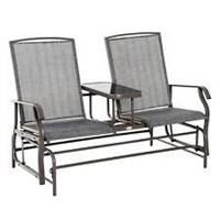 Outsunny 2 Seater Rocker Double Rocking Chair Lounger Outdoor Garden Furniture