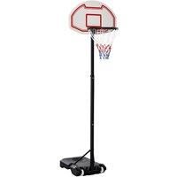 Basketball Stand Net Hoop Sports Backboard Portable Adjustable Wheels In/Outdoor