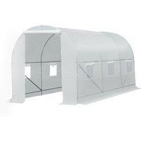 Steel Frame Garden Garden Greenhouse Walk-in Grow Polytunnel Planting Anti-UV