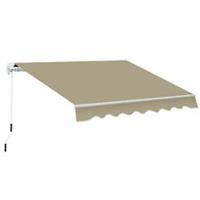 Outsunny Garden Sun Shade Canopy Patio Awning Retractable Shelter Outdoor