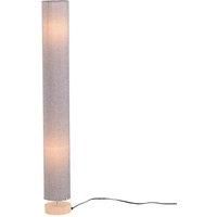 HOMCOM Tall Floor Lamp Lighting w/ Fabric Shade for Bedroom Living - Grey