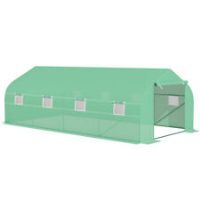Outsunny 6 x 2 M Walk in Polytunnel Greenhouse Gardening Supplly Large Planting