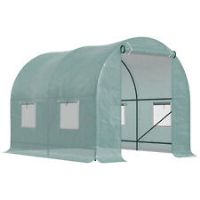 250x200x200 Dome Polytunnel Greenhouse Poly Tunnel Green House