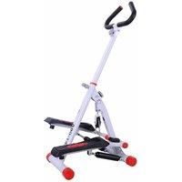 HOMCOM Home Stepper with Handle Hand Grip Workout Fitness Machine Sport Exercise Gym