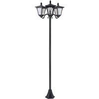 Outdoor Garden Solar Light with Base Bollard Lamp Energy-efficient Optical