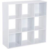 9 Cube Cabinet Bookcase Storage Rack Square Shelving Cupboard Unit Chipboard