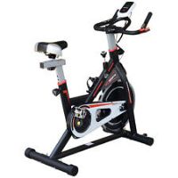 HOMCOM Exercise Bike Racing Bicycle Cardio Adjustable Resistance LCD Display Gym